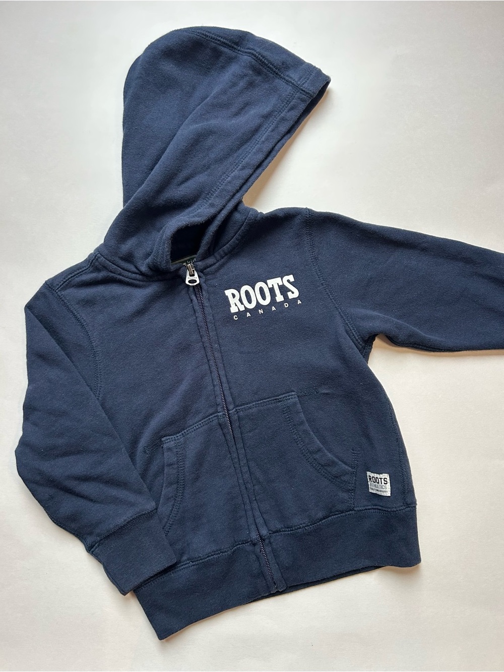 Roots Kids Navy Zip-Up Hoodie